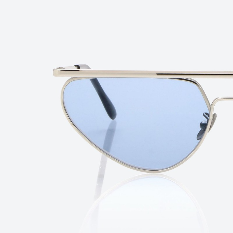 MK131 C4 SILVER With BLUE LENSES