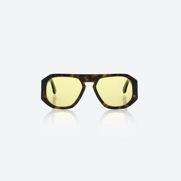 MK124 C2 HAVANA With YELLOW LENSES