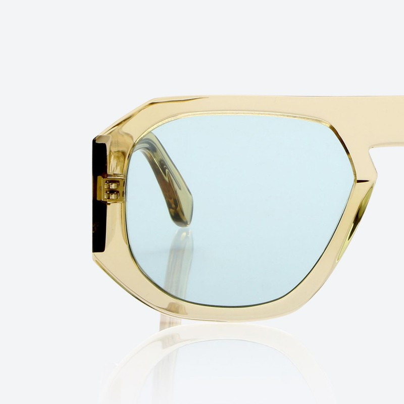 MK124 C15 CHAMPAGNE With BLUE LENSES
